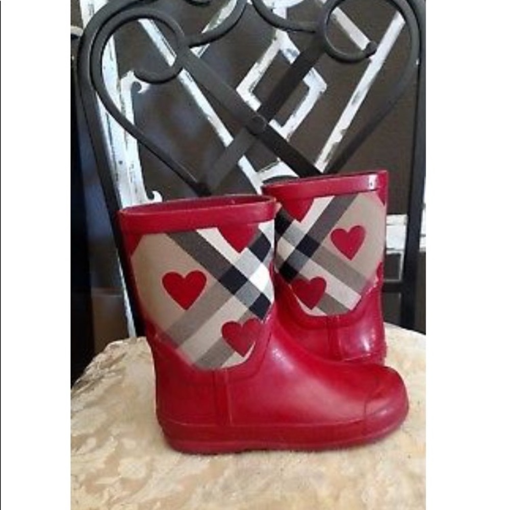 Burberry Girls Rain Boots